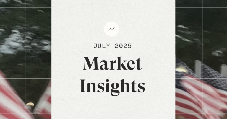 Stock market ticker for July 2025 economy analysis